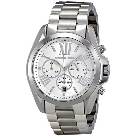 michael kors nk 5535|Michael Kors Bradshaw Chronograph Silver.